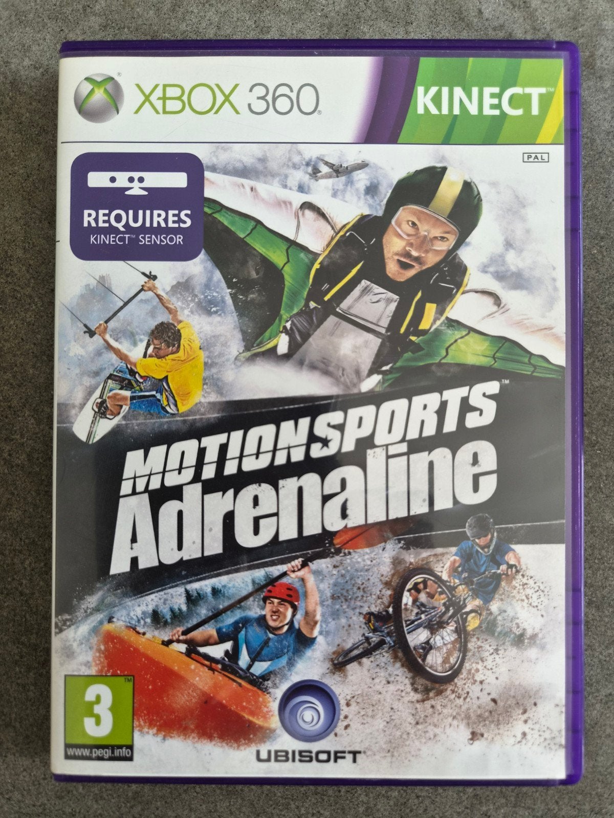 Kinect Motionsports Adrenaline - Xbox 360, 3 spelers of meer, Verzenden, Zo goed als nieuw, Vanaf 18 jaar