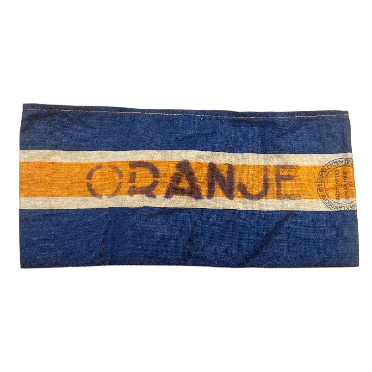 Verzet 'Oranje' Armband Utrecht Binnenlandse Strijdkrachten, Verzamelen, Ophalen of Verzenden, Nederland, Embleem of Badge