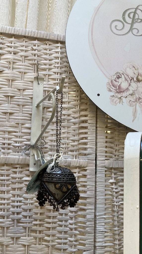 Metalen hanger / brocante look / Loulou hanger, Ophalen of Verzenden