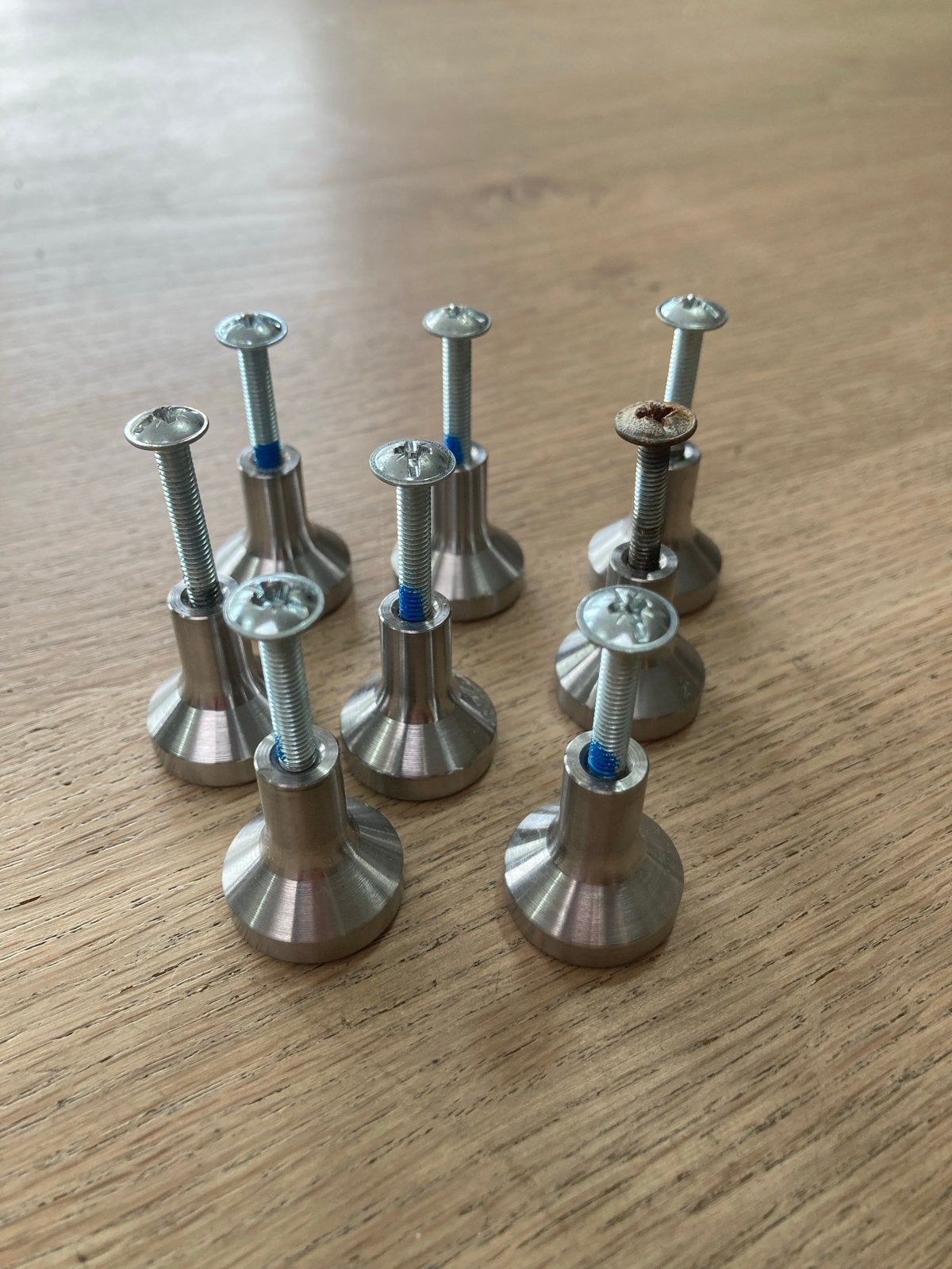 Mooie rvs handgreepjes voor keuken of meubels, Ophalen, Overige typen, Zilver, Zo goed als nieuw