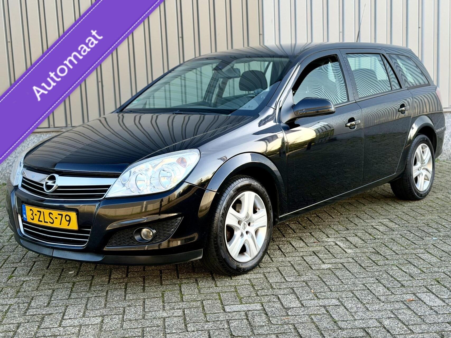 Opel Astra Wagon 1.6 Edition Automaat, Gebruikt, 116 pk, Zwart, 630 kg