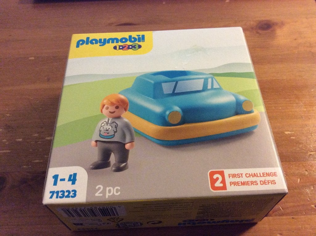 Playmobil 1.2.3 Kinderauto. set 71323. Nieuw, Complete set, Voertuig, 1.2.3, Nieuw