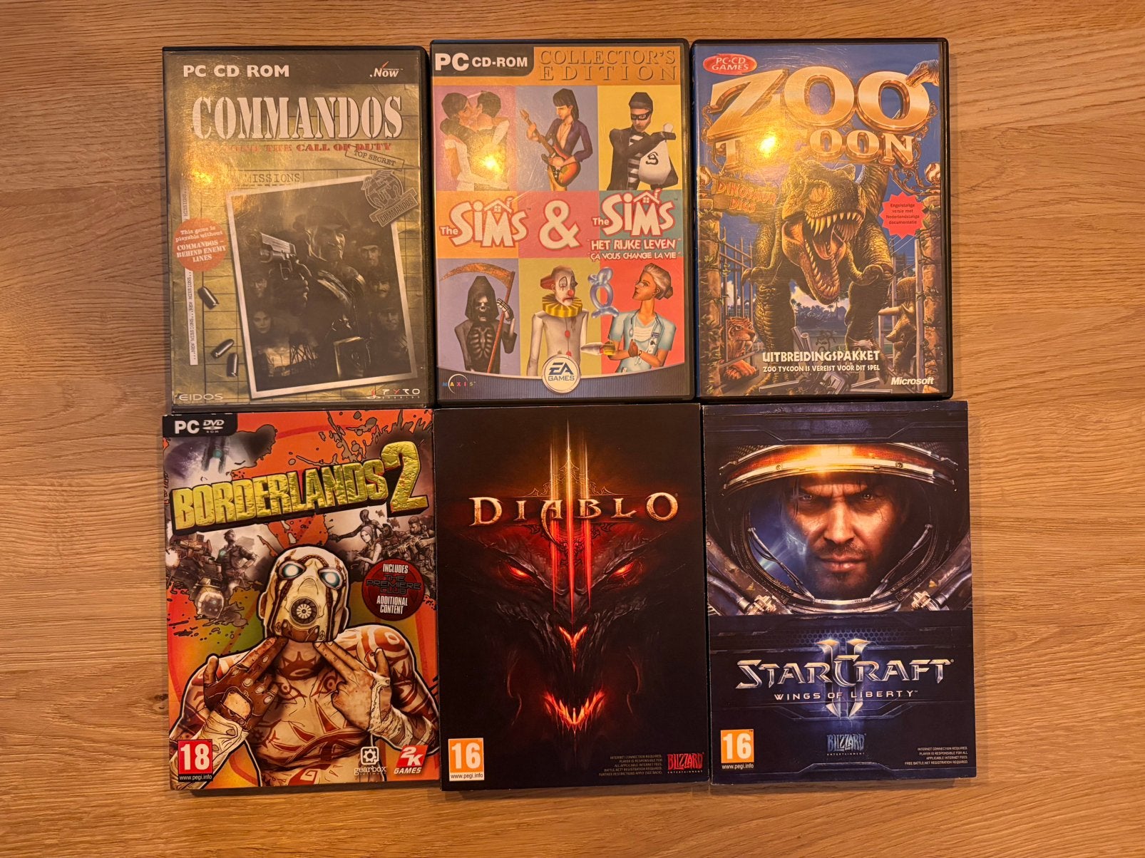 6 PC Games, Spelcomputers en Games, 1 speler, Ophalen of Verzenden, Gebruikt, Overige genres