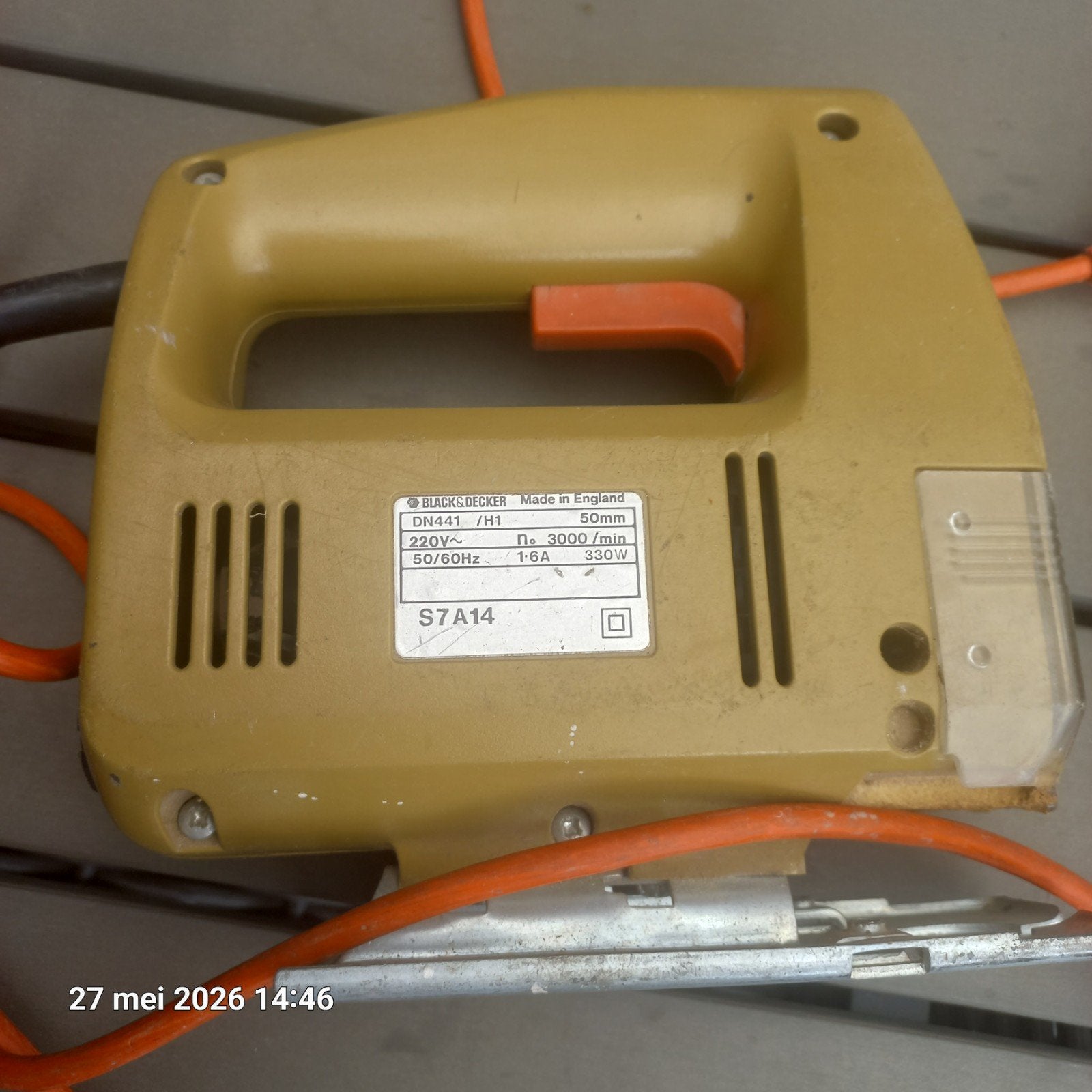 decoupeermachine, Doe-het-zelf en Verbouw, Gereedschap | Zaagmachines, Cirkelzaag, Ophalen of Verzenden, Zo goed als nieuw, 30 tot 70 mm