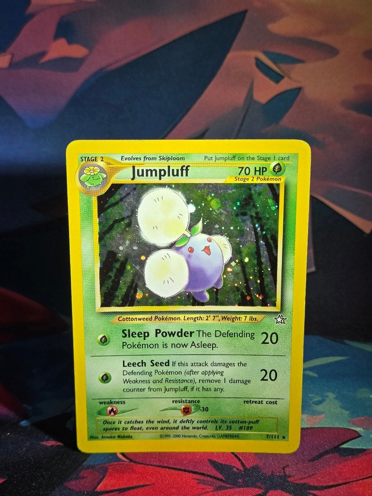 Jumpluff 7/111 – Neo Genesis Holo – Near Mint, Ophalen of Verzenden, Zo goed als nieuw
