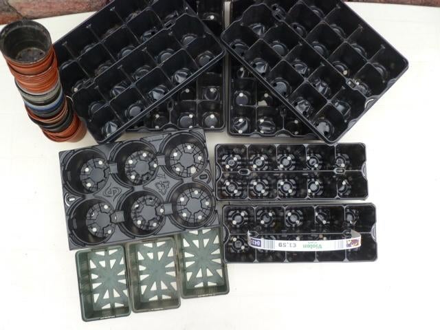Plastic binnen potjes of stekbakjes., Kunststof, Minder dan 30 cm, Minder dan 60 cm, Rond