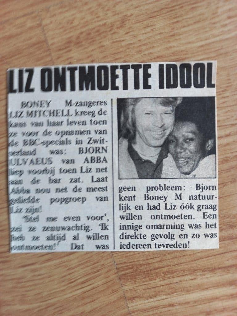 abba KLEINE artikelen I, Verzamelen, Ophalen of Verzenden, 1960 tot 1980, Nederland, Knipsel(s)