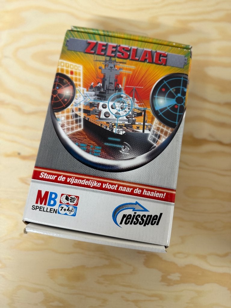 Zeeslag Reisspel MB Spellen - Stuur de vloot naar de haaien!, MB Spellen, Een of twee spelers, Nieuw, Ophalen of Verzenden