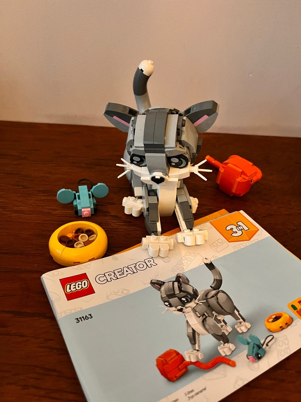 LEGO Creator 31163 Kat en Muis - Zo goed als nieuw, Ophalen of Verzenden, Zo goed als nieuw, Overige merken