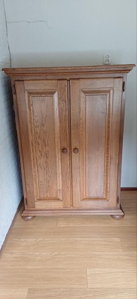 Eikenhouten computer kast, Huis en Inrichting, Ophalen