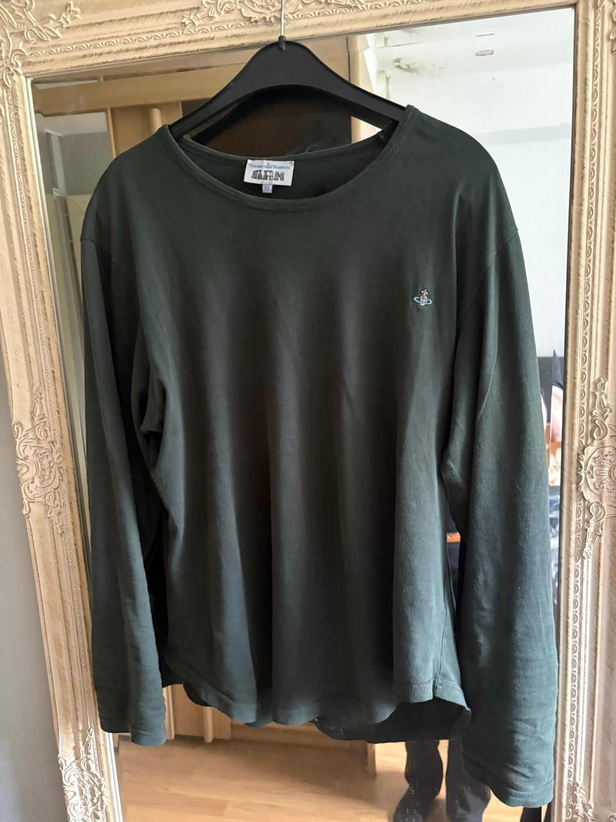 Vivienne Westwood MAN Longsleeve T-shirt - Donkergroen XL, Ophalen of Verzenden, Zo goed als nieuw, Maat 56/58 (XL), Groen