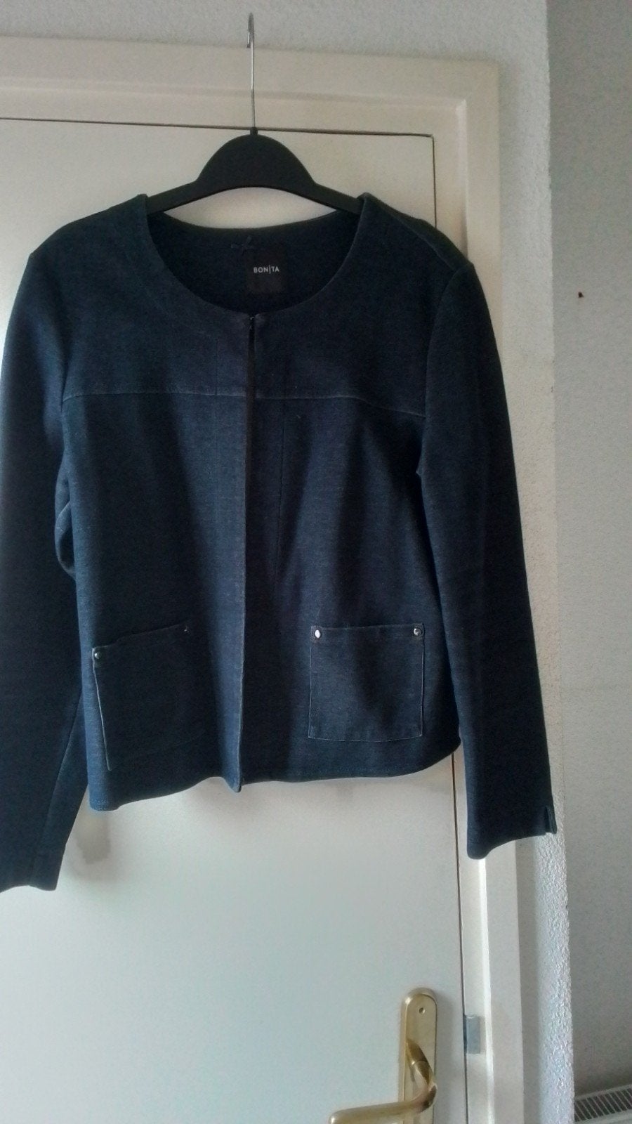 Blauw jasje maat M, Kleding | Dames, Ophalen of Verzenden, Maat 38/40 (M), Blauw, Jasje