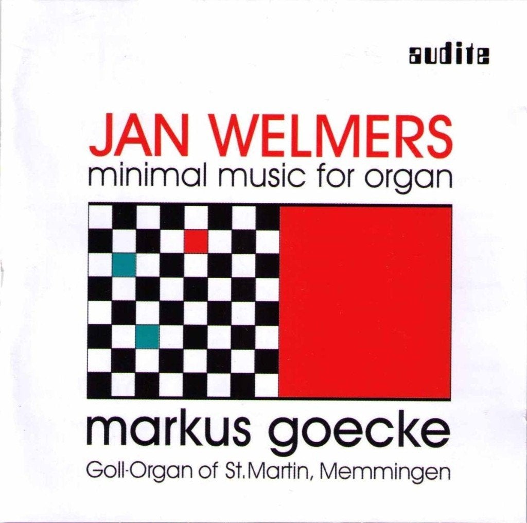 NIEUW Welmers: Minimal Music for Organ / Goecke, Ophalen of Verzenden, Nieuw in verpakking, Album, Inclusief doosje