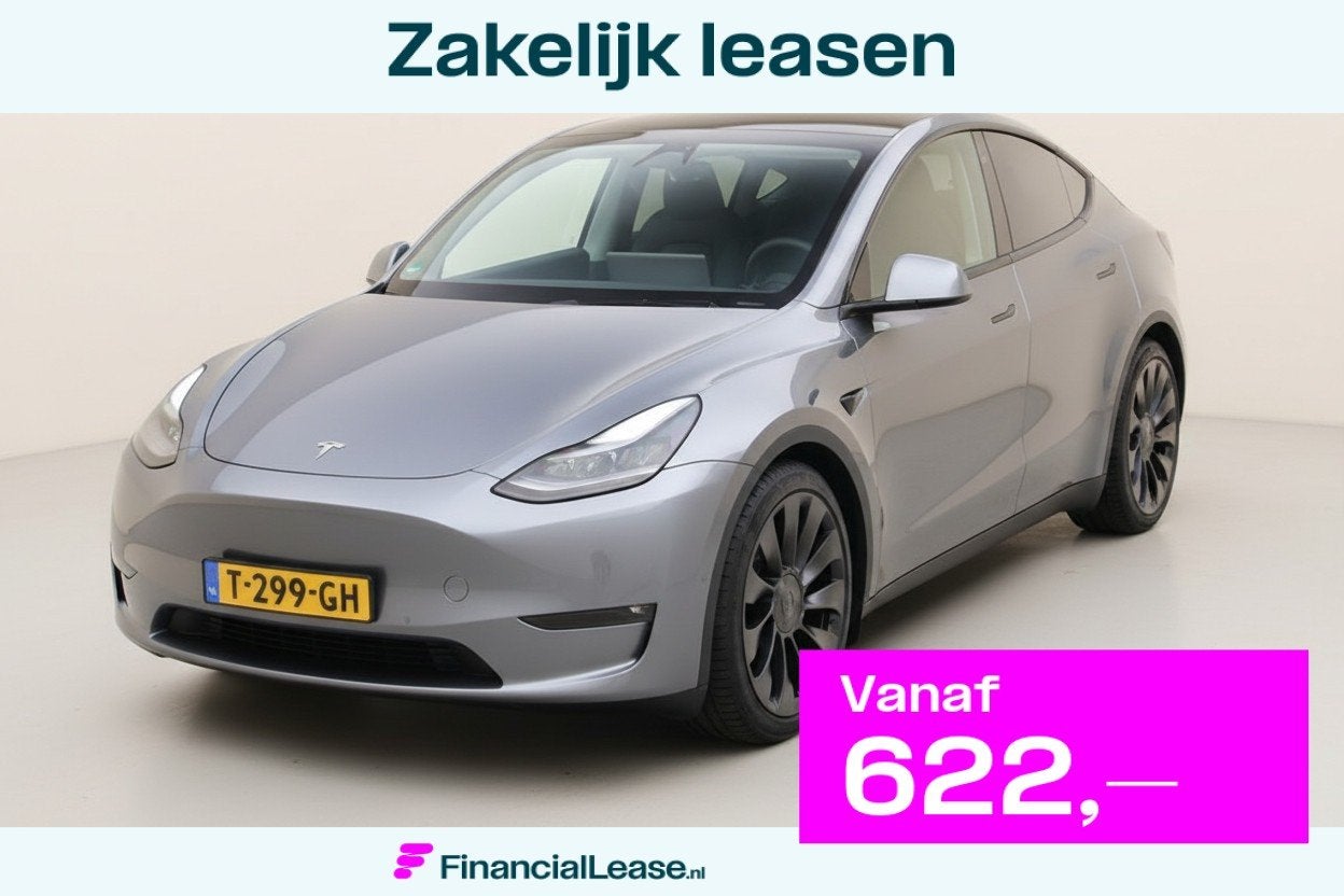Tesla Model Y Performance AWD 75 kWh, Auto's, Tesla, Bedrijf, Lease, Financial lease, Model Y, 4x4, ABS, Adaptive Cruise Control
