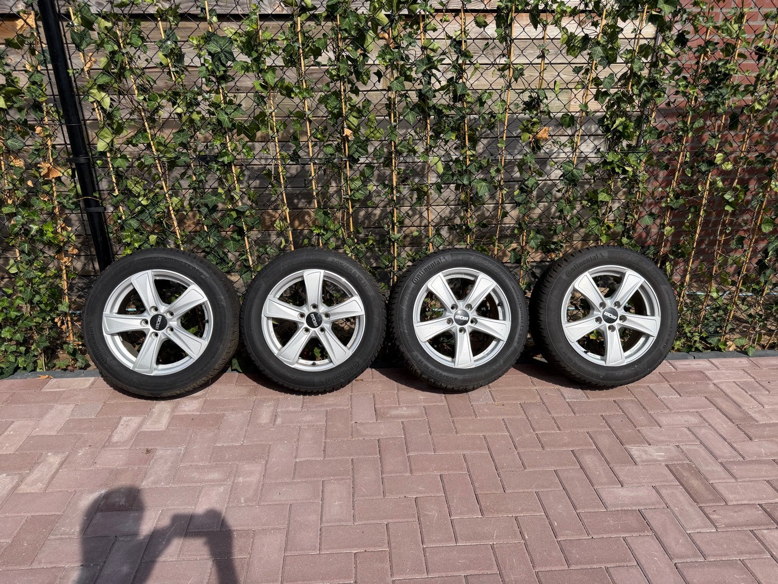Set velgen + banden voor Golf 7 - Velgen in topstaat!, Ophalen, Gebruikt, 16 inch, Banden en Velgen