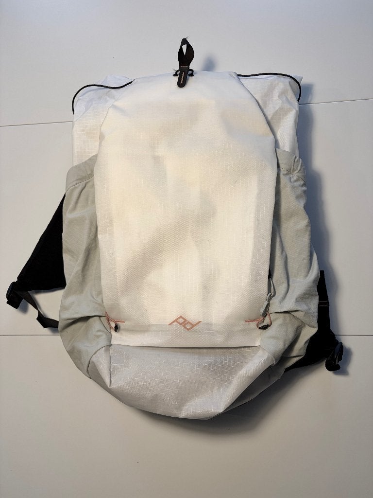 Peak Design Outdoor Backpack 24L - Cloud (White), Rugtas, Laptopvak, Zo goed als nieuw, Peak Design