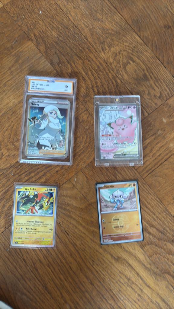 Pokémon kaarten, Ophalen of Verzenden, Zo goed als nieuw, Meerdere kaarten