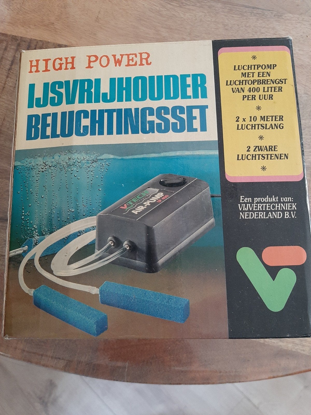 ijsvrijhouder beluchtingsset voor vijver., Ophalen