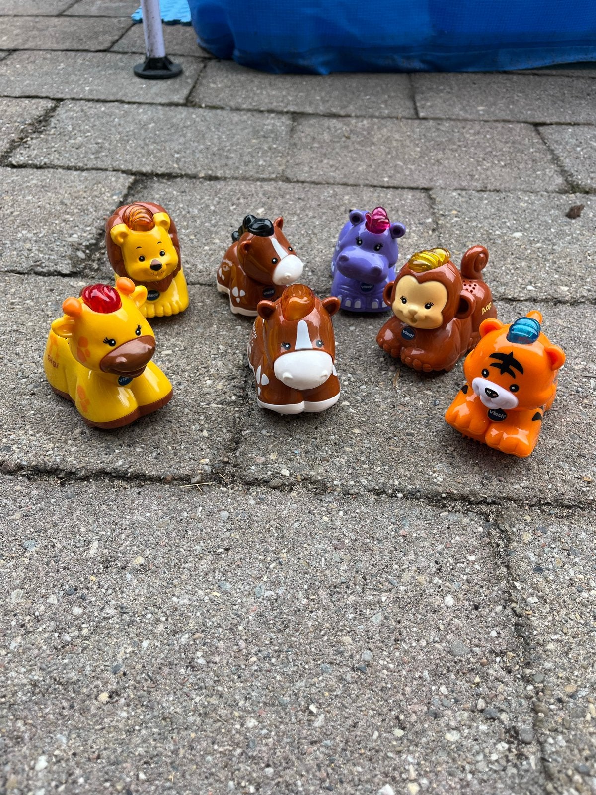 VTech Toet Toet Dieren - Complete Set met Geluid en Licht, Ophalen, Zo goed als nieuw, Overige typen, Met licht