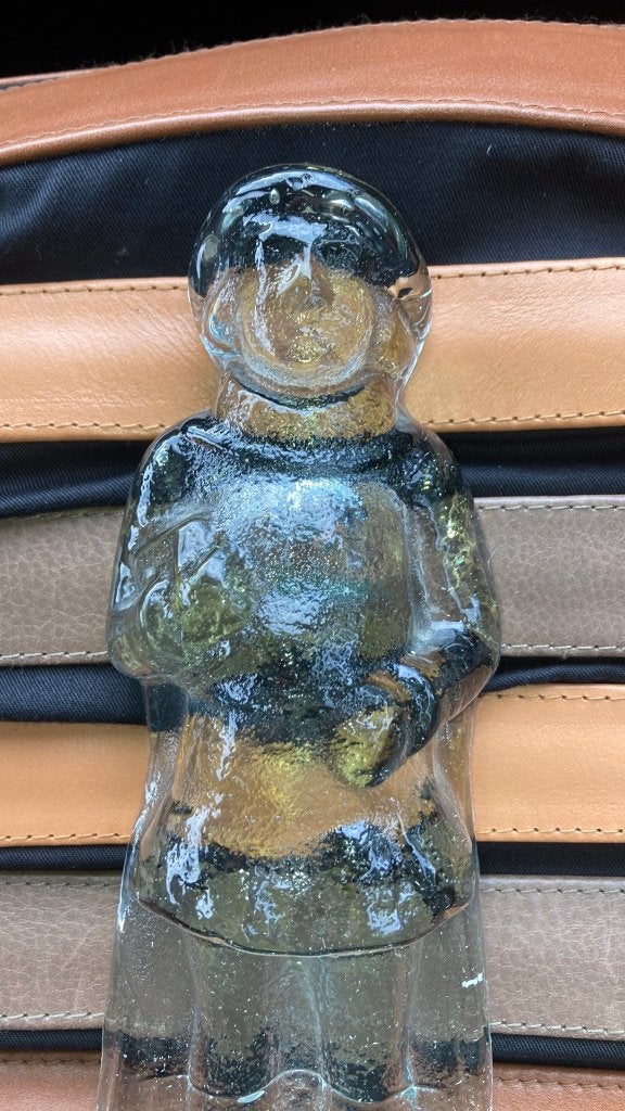 Glas beeld Scandinavië Dame Vrouw, Ophalen
