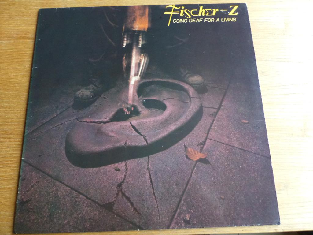 Fischer-Z – Going Deaf For A Living, Cd's en Dvd's, Vinyl | Rock, Gebruikt, Inclusief binnenhoes, Ophalen of Verzenden, 12 inch
