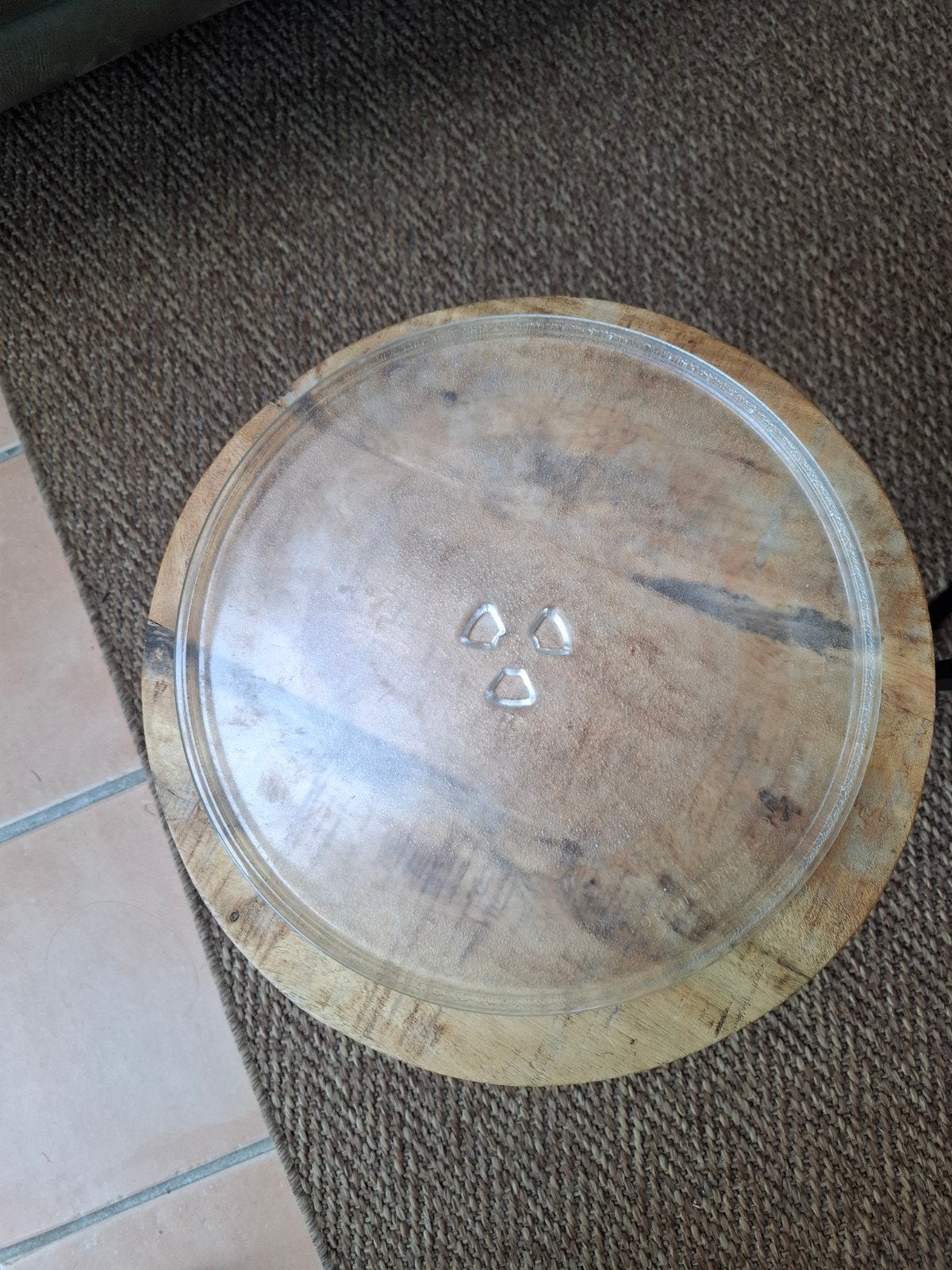 Magnetron draaiplateau glas 30 cm, Witgoed en Apparatuur, Ophalen of Verzenden, Zo goed als nieuw