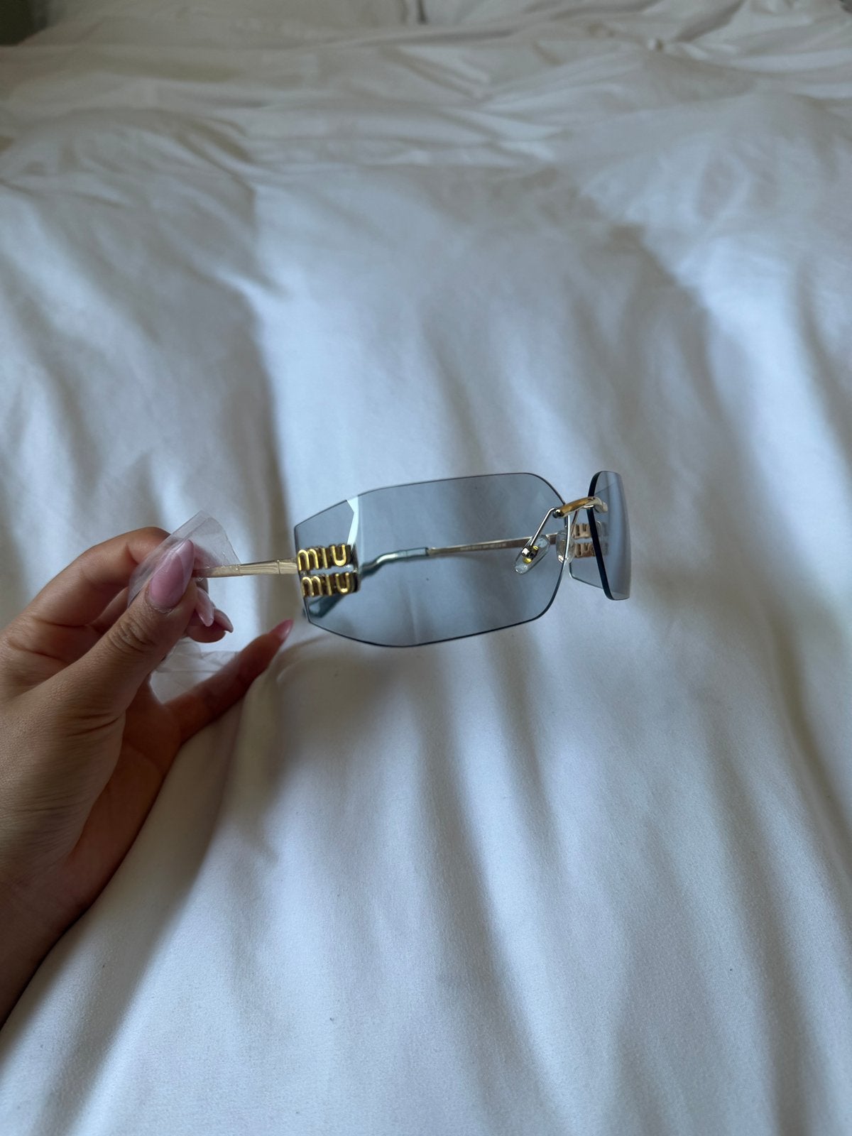 Miu Miu sunglasses 52YS, Overige merken, Zonnebril, Zwart, Nieuw