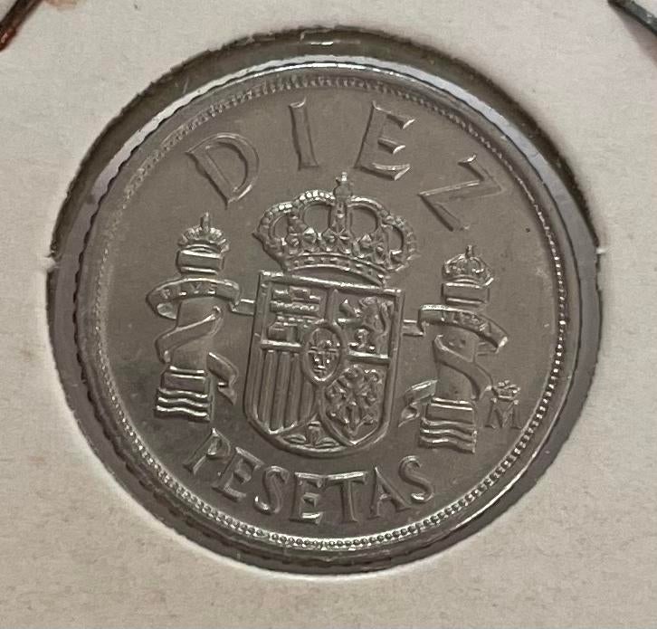 10 pesetas Spanje 1983, Ophalen of Verzenden, Overige landen