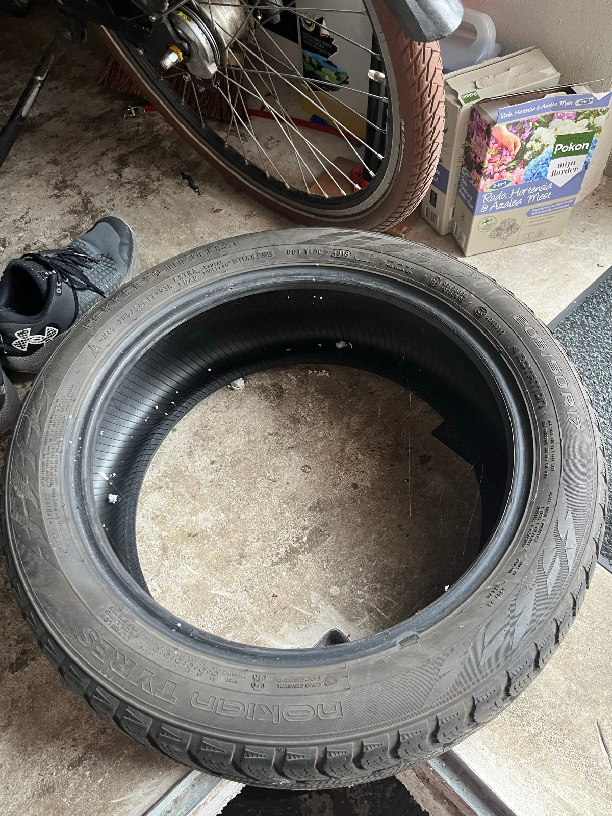 Nokian winterbanden 205/50R17 - weinig gebruikt, Ophalen, Gebruikt