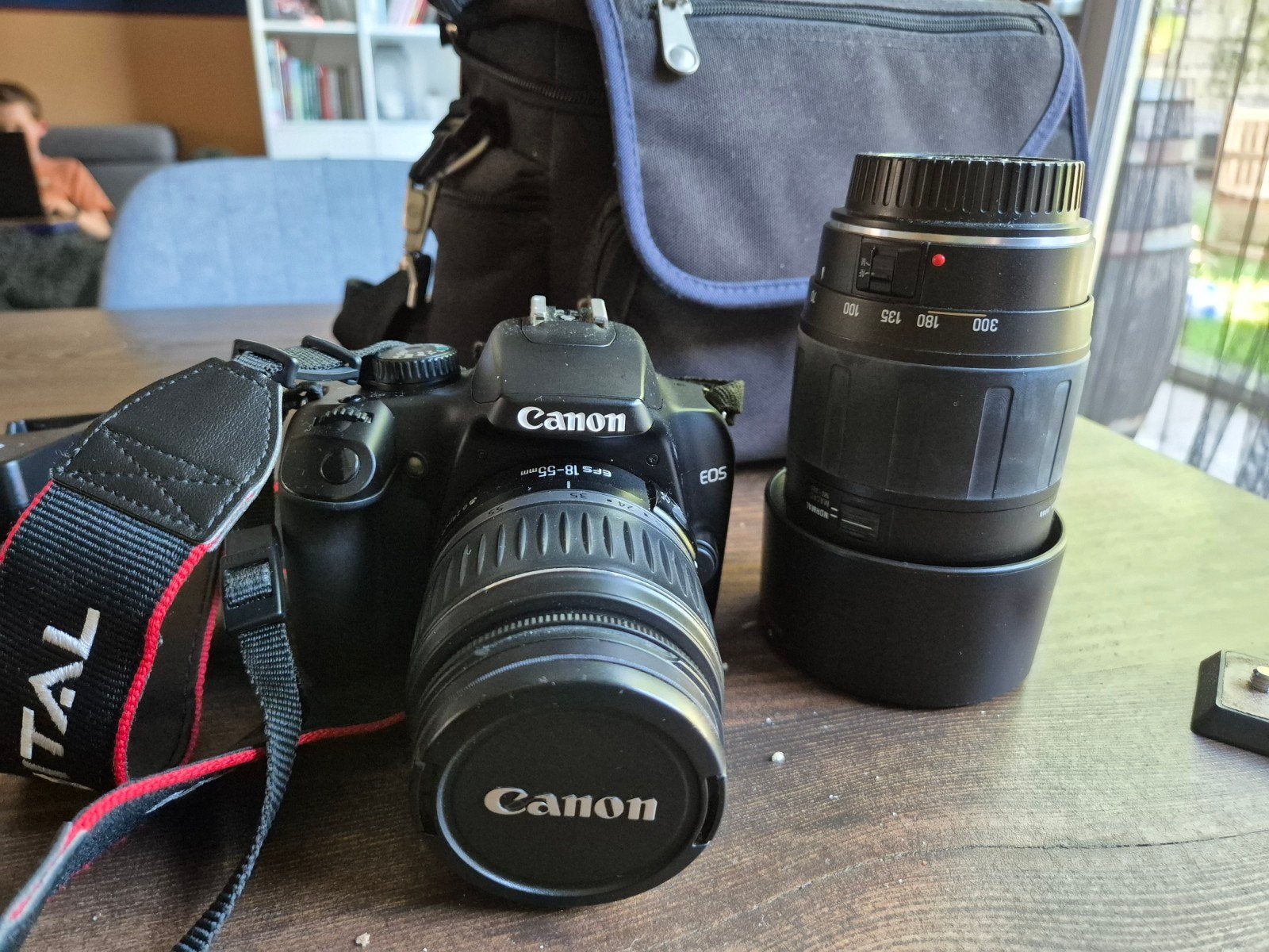 Spiegelreflexcamera canon 1000D + macrolens, Ophalen, Spiegelreflex, Canon, Geen optische zoom