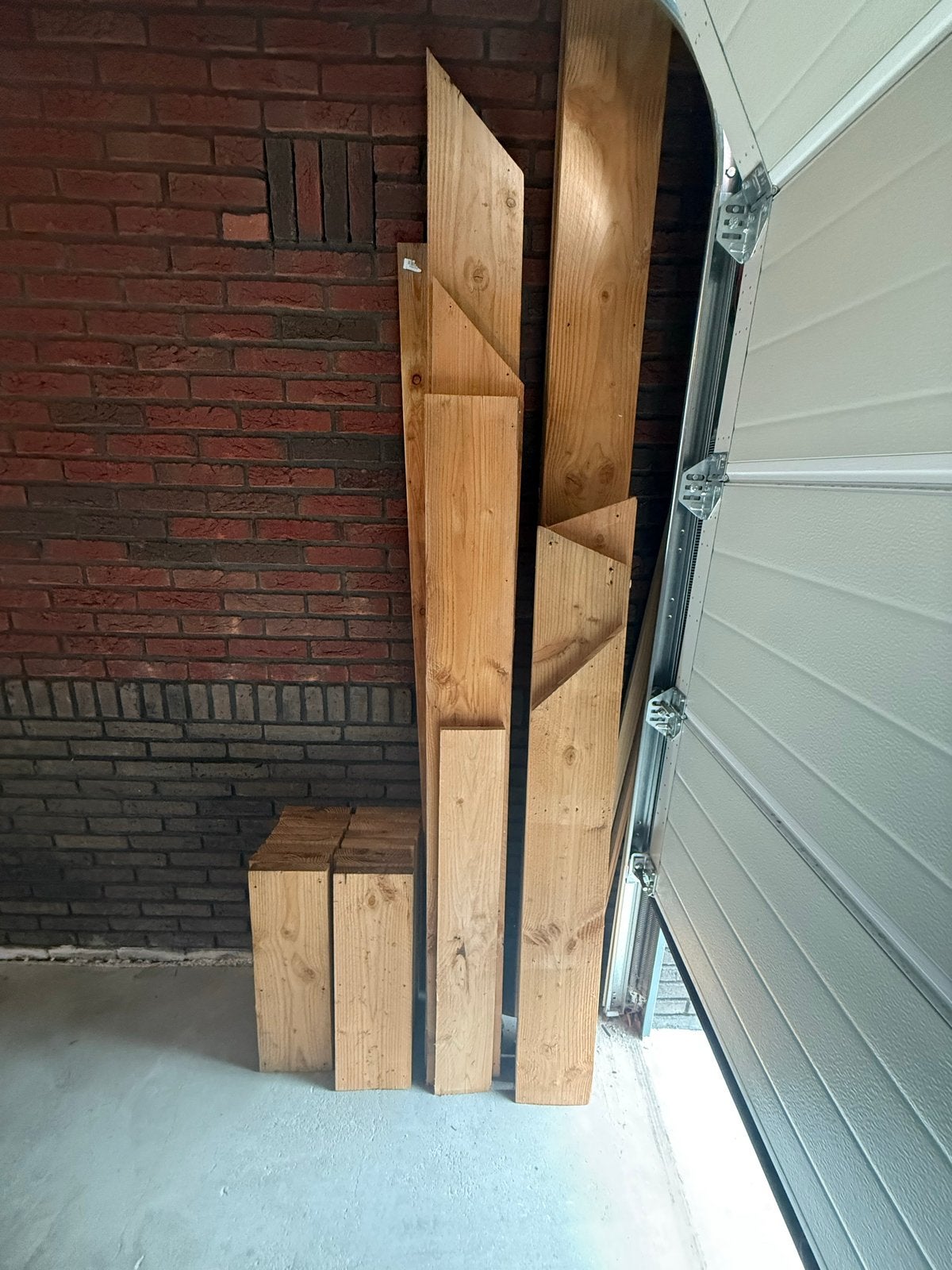 Douglass steigerplanken diverse afmetingen, Tuin en Terras, Palen, Balken en Planken, Ophalen, Gebruikt