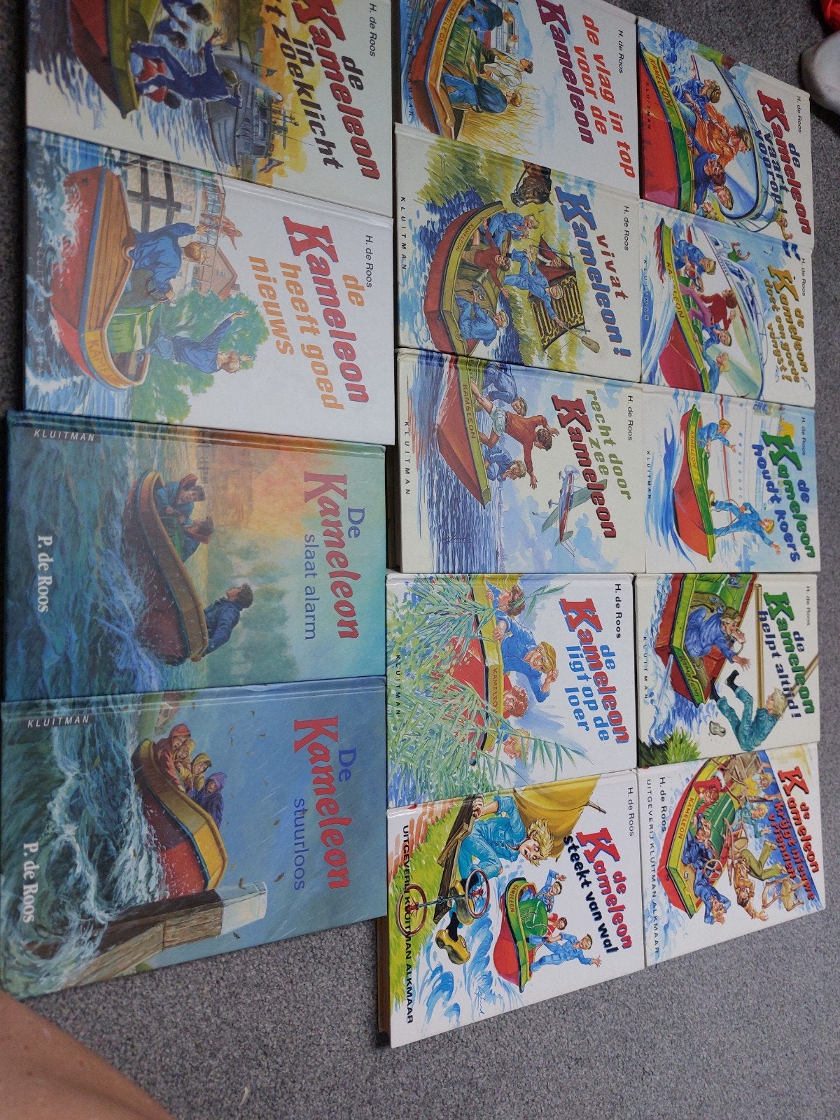 zie foto voor  de  delen., Boeken, Ophalen of Verzenden, Zo goed als nieuw, H. de Roos, Fictie algemeen