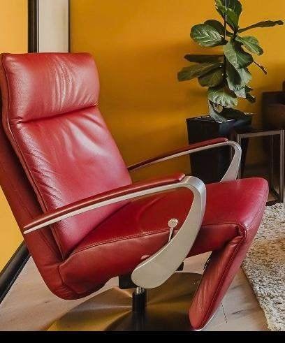 Relaxfauteuil Piet Klerkx - zeer goede staat, Ophalen, Zo goed als nieuw, 50 tot 75 cm, Leer