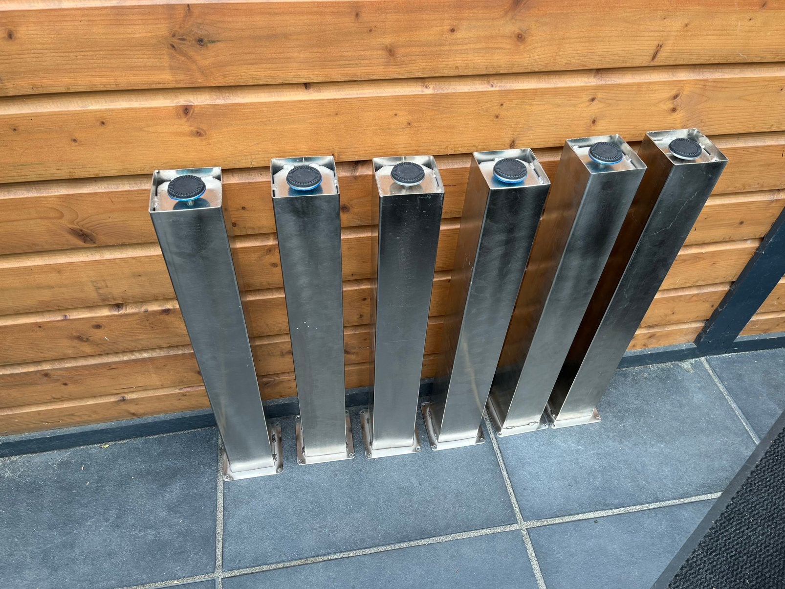 Nieuwe dikke rvs tafelpoten, Huis en Inrichting, Ophalen, Minder dan 50 cm, 50 tot 100 cm, Rond