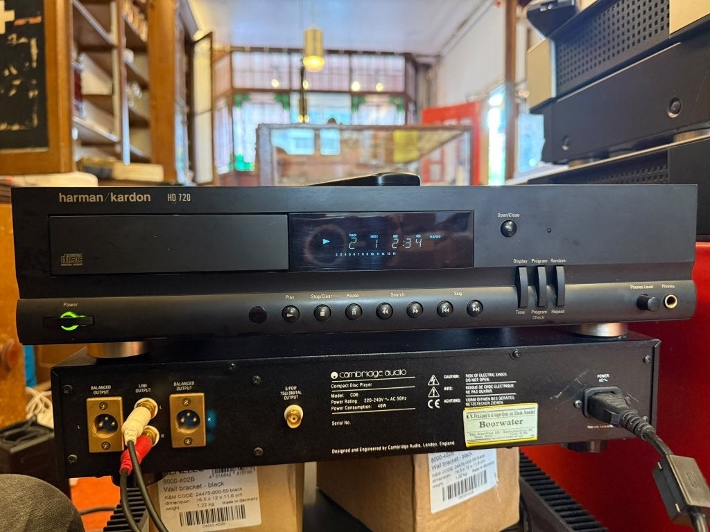 Harman Kardon HD720 CD-speler met afstandsbediening + manual, Ophalen of Verzenden, Gebruikt, Overige merken