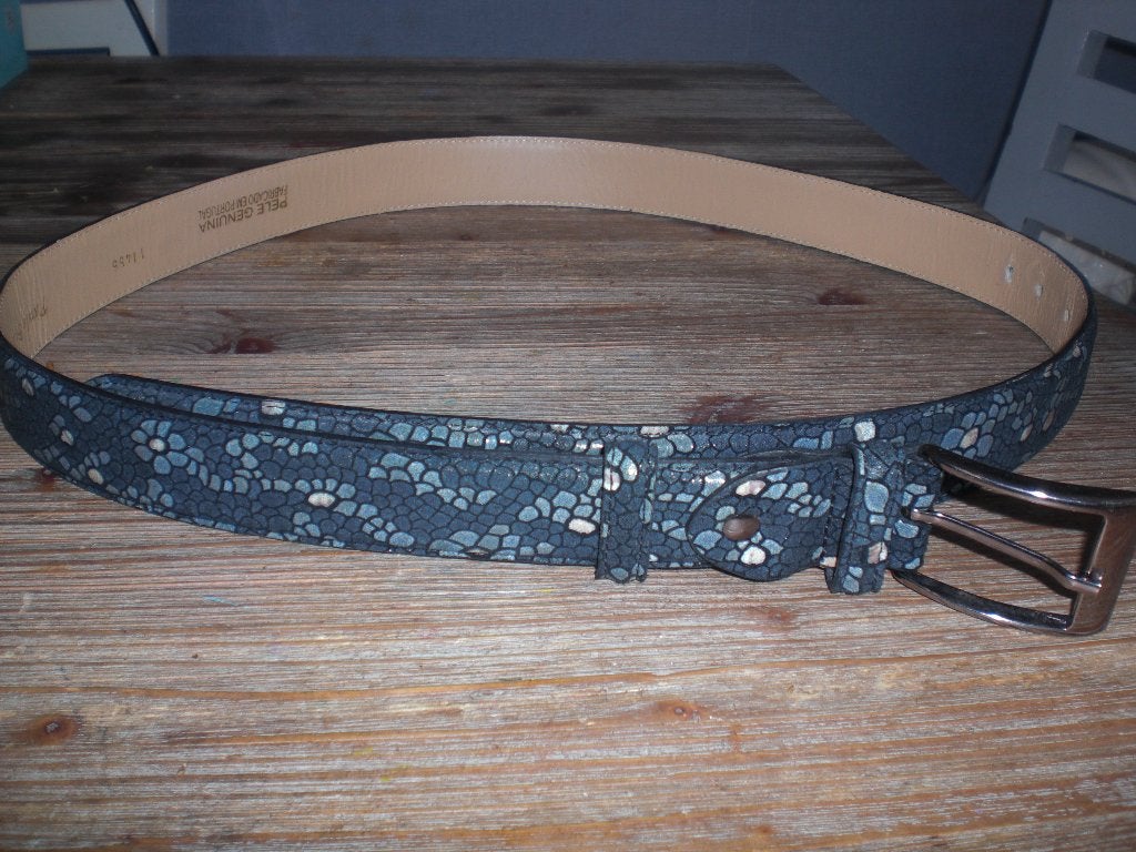 1.25 lange leren herenriem, Pablo Bellini, Overige kleuren, Echt leder, Ophalen of Verzenden