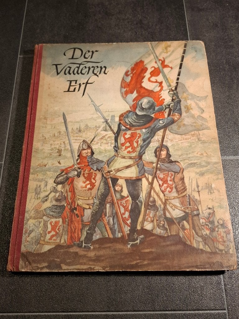 Plaatjesboek - Der Vaderen Erf (1952), Boeken, Prentenboeken en Plaatjesalbums, Ophalen of Verzenden, Gelezen, J.J Moerman, Plaatjesalbum