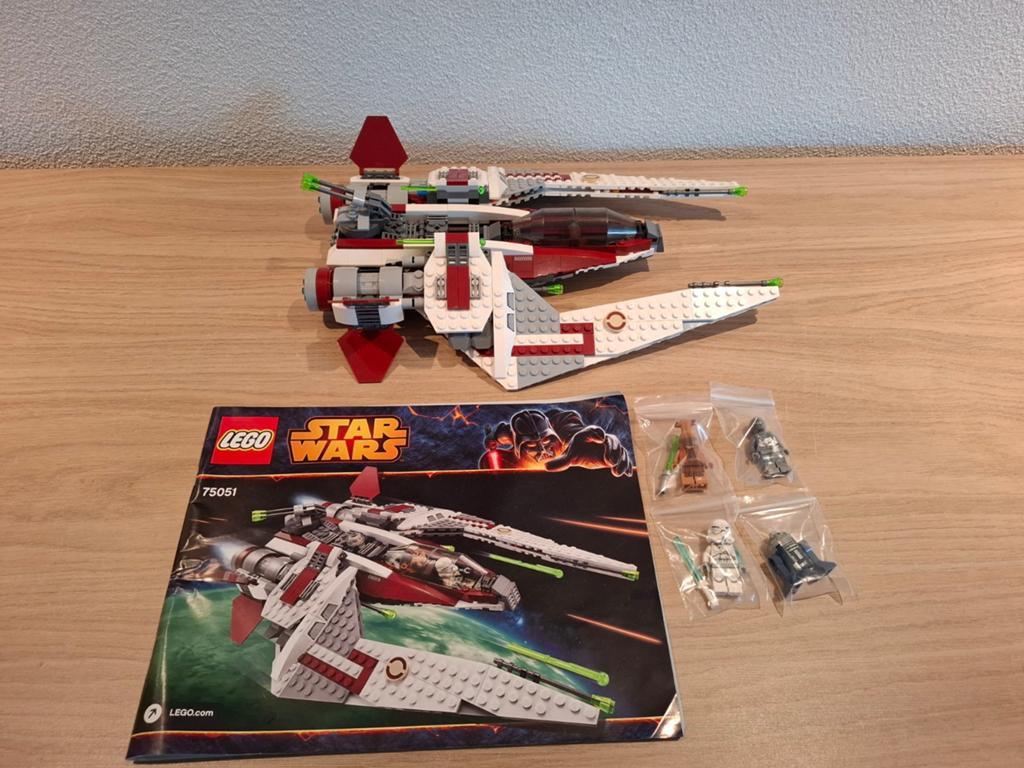LEGO Star Wars 75051 Jedi Scout Fighter uit 2014, Kinderen en Baby's, Speelgoed | Duplo en Lego, Star Wars, Lego, Ophalen of Verzenden