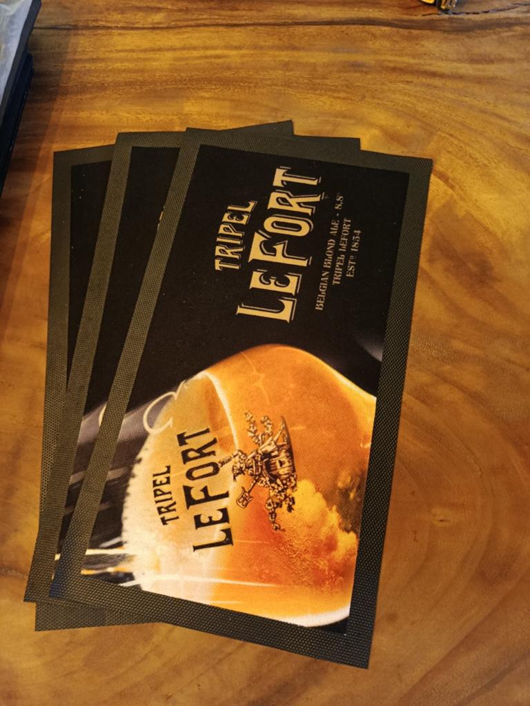 La fort bier barmat, Ophalen of Verzenden, Reclamebord, Plaat of Schild, Overige merken