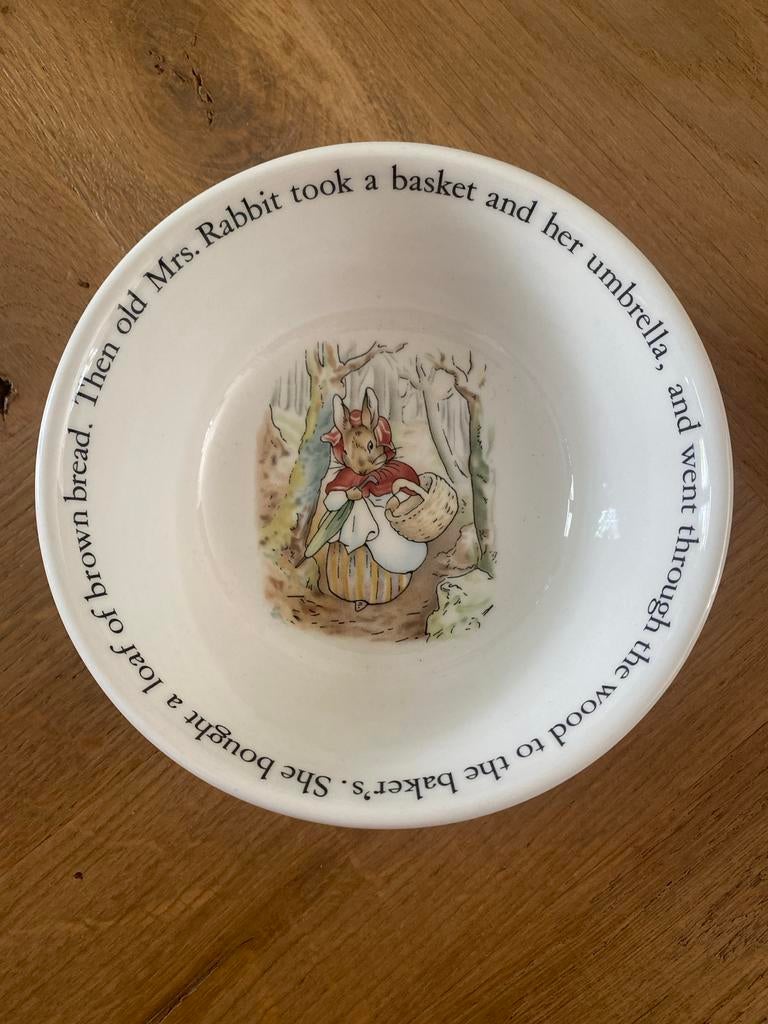 Wedgwood Peter Rabbit schaal - Origineel & Ongebruikt, Antiek en Kunst, Ophalen of Verzenden