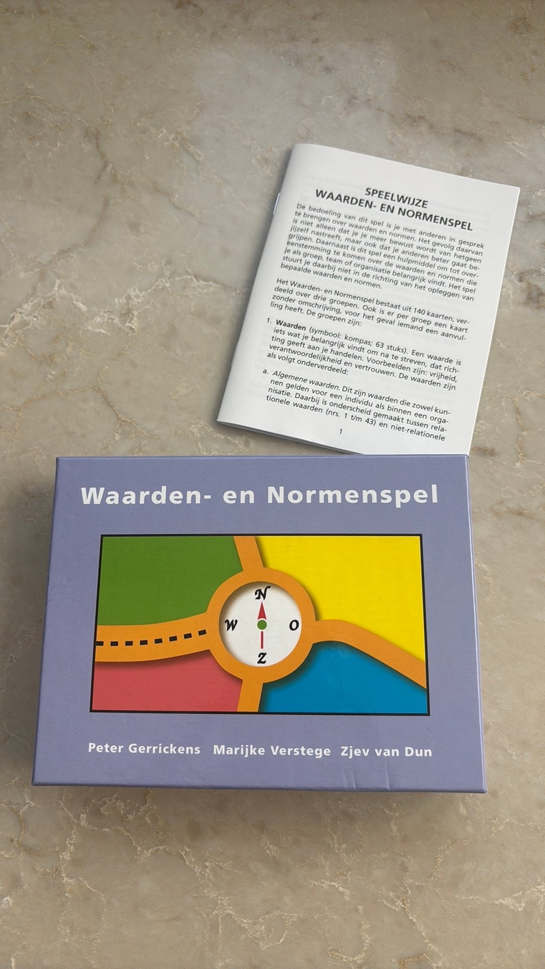 P. Gerrickens - Waarden- en Normenspel, P. Gerrickens; M. Verstege; Z. van Dun, Ophalen of Verzenden, Management, Zo goed als nieuw