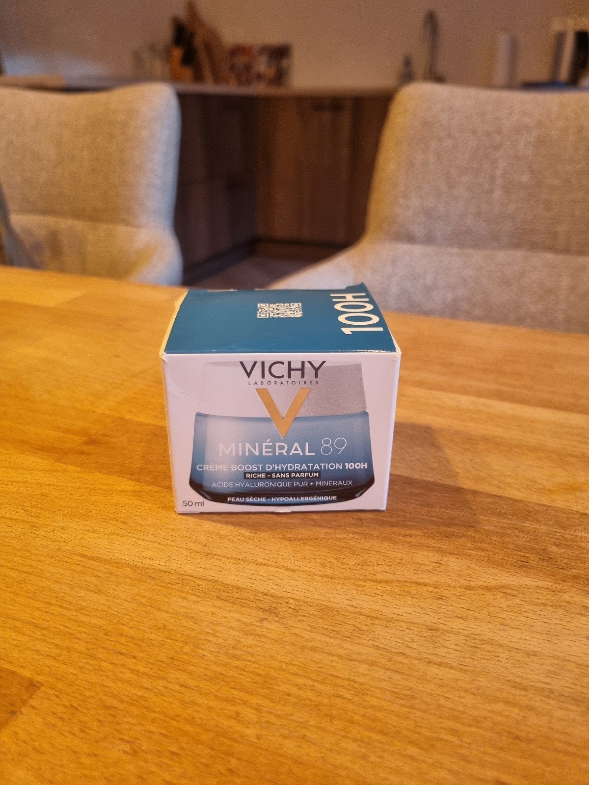 Vichy Minéral 89 Crème Boost Hydratatie 100H - Nieuw, Ophalen of Verzenden, Nieuw, Gehele gezicht