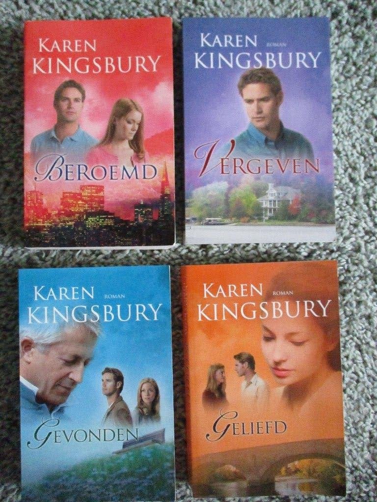 Karen Kingsbury 23 romans Familie Baxter / Bailey Flanigan, Ophalen of Verzenden, Gelezen