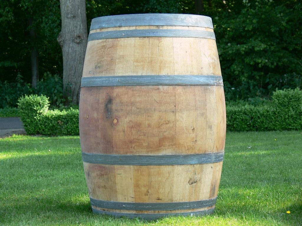 Eiken Regenton Wijnvat, Tuin en Terras, Regentonnen, 150 liter of meer, Ophalen, Zo goed als nieuw, Hout
