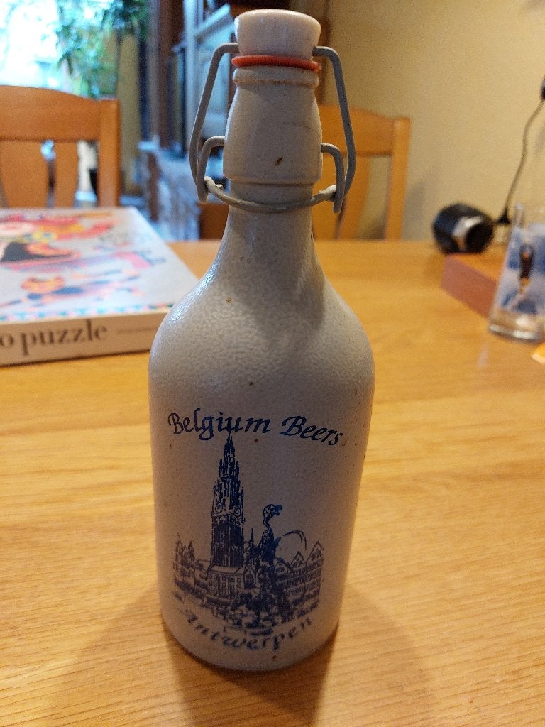 stenen bierkruik Belgium Beers Antwerpen, Verzamelen, Ophalen of Verzenden, Overige typen, Overige merken