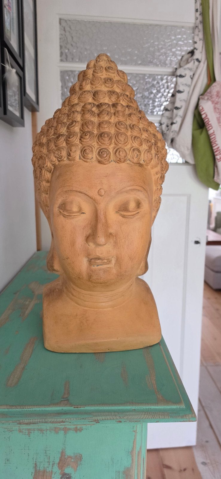 groot Buddha beeld 50cm hoog, Ophalen, Gebruikt, Met reliëf, Overige kleuren