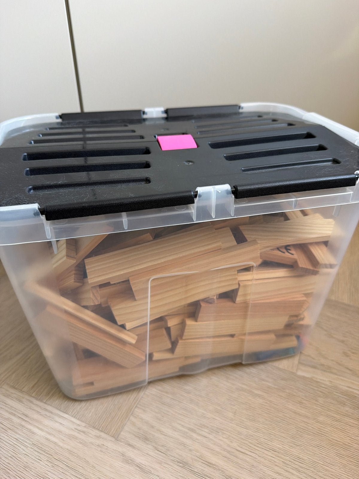 Grote doos Kapla bouwplankjes, Ophalen of Verzenden, Gebruikt, Bouwen