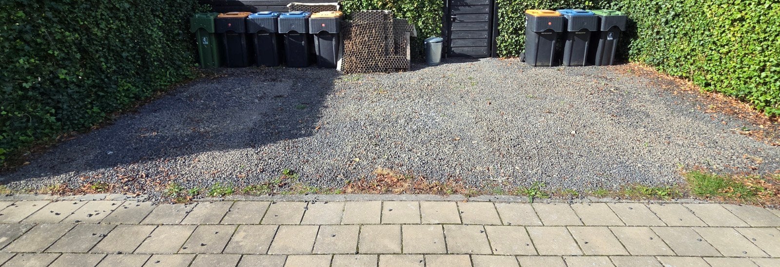 Grijs split voor oprit of tuin - Gebruikt, Tuin en Terras, Ophalen, Overige materialen, Gebruikt, Split