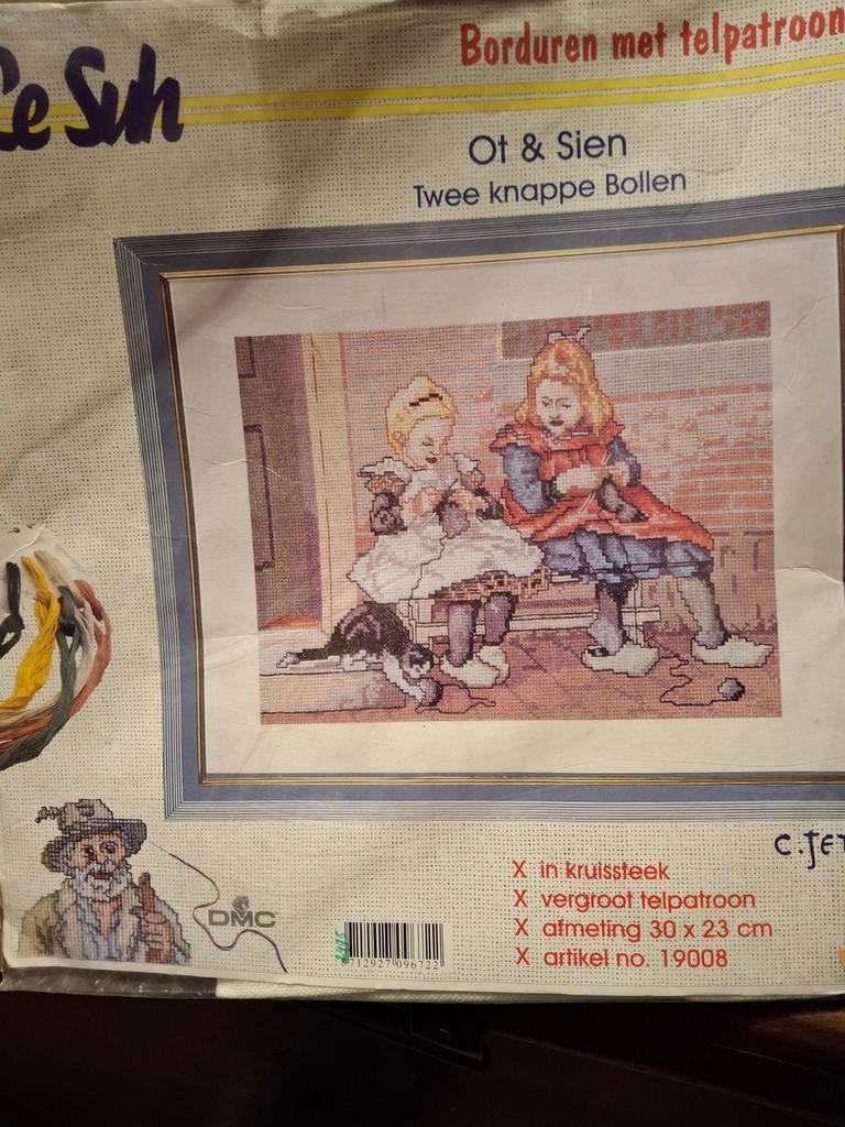 Ot en Sien-twee knappe bollen, Hobby en Vrije tijd, Ophalen of Verzenden, Nieuw, Borduurpakket