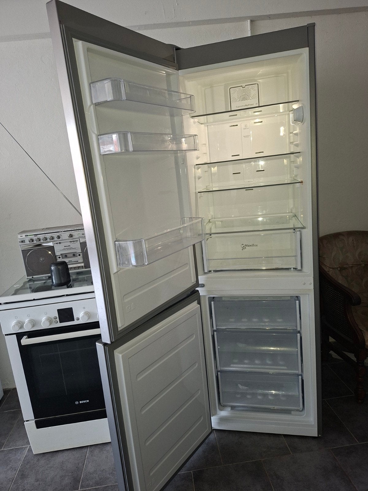 Whirlpool koelvriescombinatie (A++), Witgoed en Apparatuur, Koelkasten en IJskasten, Ophalen, Gebruikt, 200 liter of meer, 60 cm of meer